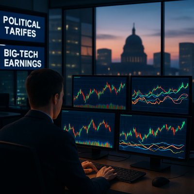 Trump Hikes South Korea Tariffs as Markets Focus on Big Tech Earnings