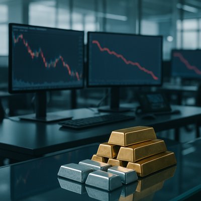 Silver Falls 15%; Gold Drops 7%; Miners and ETFs Drag