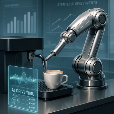 Starbucks bets on robots to brew a turnaround