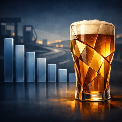 Beer Volumes Slip 6.3% as High Gas Prices Crimp Demand