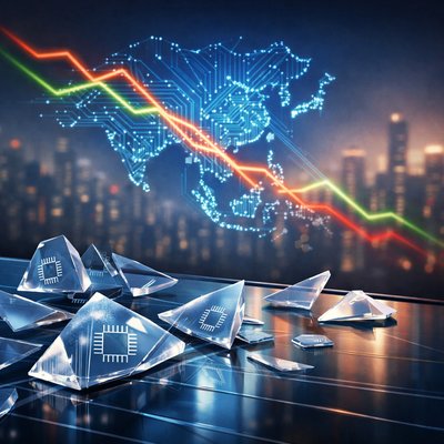 Asia Set for Mixed Open as Chip Slump Sparks Risk-Off
